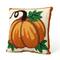 Glitzhome® 14" Fall Hooked Pumpkin Pillow